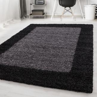 Runder Shaggy Teppich LIFE ANTHRAZIT 200 X 200cm