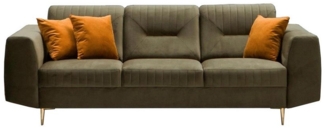 Beautysofa 3-Sitzer VENEZIA, Polstersofa im modernes Design