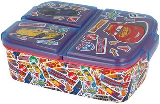 Cars Kinder Brotdose – Lunchbox mit 3 Fächern & tollem Design