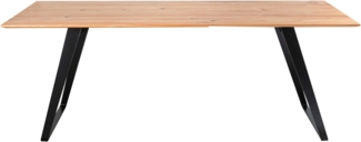 Musterring Esstisch Tavia, Bügelgestell in 3 Farben, Platte Charakter-Eiche geölt, fest montiert