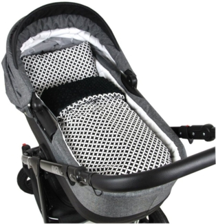 Kinderdecke BABYLUX Babydecke MINKY 2Set Kuscheldecke Decke 75 x 60cm Kinderwagen, BabyLux, MP107 - Schwarz + Marokko