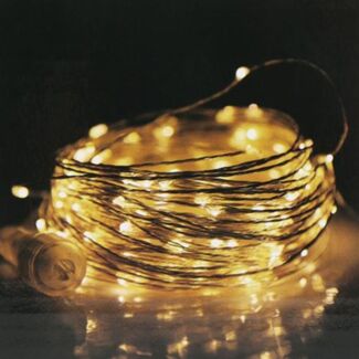 LED Außenlichterkette 15m erweiterbar Weihnachtsbeleuchtung Party Lichterkette