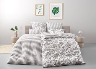 OTTO home Bettwäsche Nordby, Soft-Seersucker, 2 teilig, Bettwäsche aus Baumwolle, skandinavisches Design, ab Größe 135x200 cm