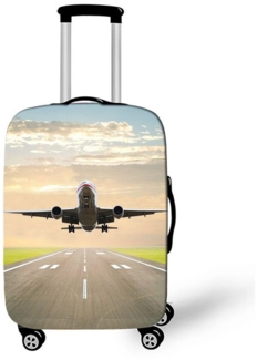 Coonoor Kofferhülle Elastisch Kofferhülle, Flugzeug Reise Kofferschutzhülle Gepäck Cover, Reisekoffer Hülle Schutz Bezug Schutzhülle Waschbare Reisetasche