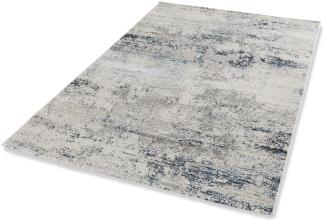 Teppich in blau/creme Vintage - 190x133x0,9 (LxBxH)
