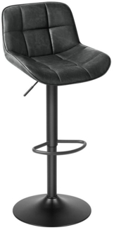 EUGAD Barhocker (1 St), Kunstleder höhenverstellbar 360° drehbar aus Metall