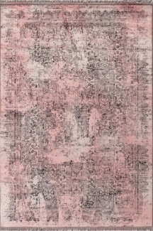 Kurzflor Teppich Emilia rechteckig - 240x340 cm - Rosa