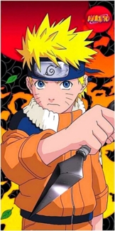 Naruto Badetuch, Mikrofaser, Jungen Strandtuch 70 x 140 cm schnelltrocknend