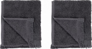 blomus Gästehandtücher -FRINO- 2er Set Luxuriöse Gästehandtücher mit Fransen-Design, (Set, 2-St), Luxuriös, Baumwolle, Fransen-Design, Pflegeleicht, 60 °C waschbar
