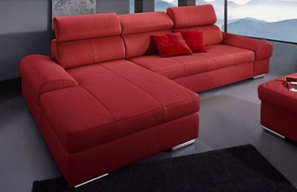 sit&more Ecksofa Broadway L-Form, inklusive Kopfteilverstellung, wahlweise mit Bettfunktion