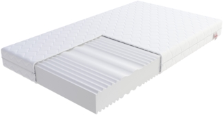 Matratze 80x200 cm Kaltschaum 7 Zonen COMFORT DUO MAX 14 cm Orthopädisch