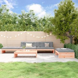 vidaXL 5-tlg. Garten-Lounge-Set mit Kissen Massivholz Douglasie 3186149