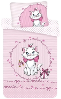 Disney Kinderbettwäsche Disney Marie Aristocats 2 x Kinderbettwäsche-Sets Katzen Kätzchen, Renforcé, 2 teilig