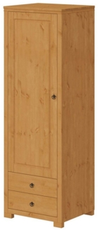 OTTO home Kleiderschrank Gotland, Schrankmodulsystem, einzeln oder mit der Serie kombinierbar massive Kiefer, variabel einsetzbar, auch für Dachschrägen