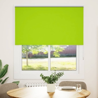 vidaXL Verdunkelungsrollo Grün 140x175cm Stoffbreite 136,6cm Polyester 4011292