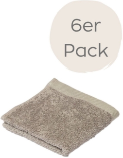 Wewo fashion Seiftuch 9517S, (Packung, 6-St), saugstark