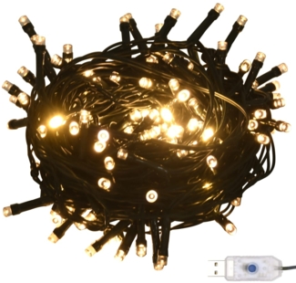 vidaXL 61-tlg. Weihnachtskugeln mit Weihnachtsbaumspitze 150 LEDs 330099