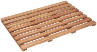 vidaXL Badematten 2 Stk. Massivholz Akazie 56 x 37 cm 46574