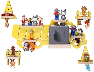 VCM Wandregal BOARTI Regal 920881 Gelb H. 43 x B. 47 x T. 19 cm