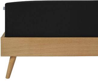 Schiesser Spannbettlaken Elli - 97/3 - 150 x 200 cm - Schwarz