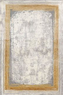 Teppich Läufer 160 x 230 cm Acryl Grau 88783350 [en. casa]