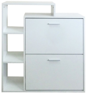 HTI-Living Schuhschrank Schuhschrank Lisa Weiß (Stück, 1-St, 1 Schuhschrank) Schuhkipper Garderobenschrank
