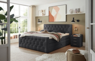 ED EXCITING DESIGN Boxspringbett "Cashfield", OTTOs Choice! Topseller inkl. zwei Bettkästen & Topper, erhältlich in den Größen 160x200 cm und 180x200 cm