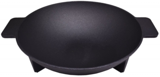 Primaster Wokpfanne Ø 34 cm Gusseisen Gusseisenwok Grillwok