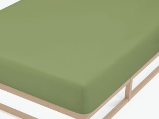 biberna Feinjersey-Spannbetttuch 0077144, fichte, 1x 90x190 cm - 100x200 cm