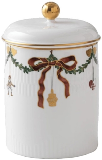 Royal Copenhagen Starfluted Christmas Jar with Lid