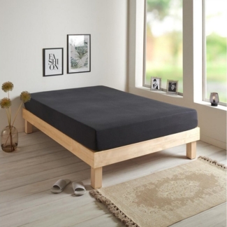 TRAUMSCHLAF Spannbettlaken Single Jersey, Jersey, Gummizug: Rundumgummi, (1 Stück), auch für hohe Matratzen