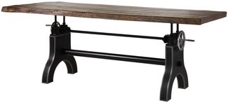 Esstisch Mango 220x100x80-101 höhenverstellbar natur geölt Manchester #103