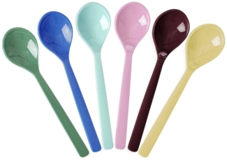 rice Teelöffel Rice Melamin Teelöffel 6er Set - Classic Mix