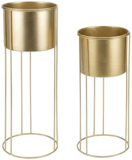 EDAXO Blumenständer Goldene Blumenständer Glamour OSMOS, 2er-Set (2er-Set, Set aus 2 Stück)