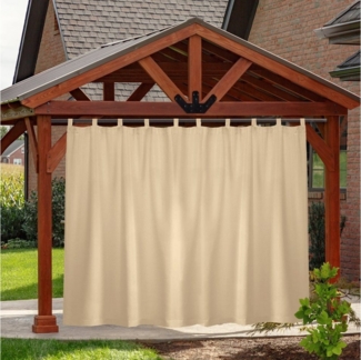 Rosnek Vorhang Extra groß, wasserdicht, magische Band, für Terrasse Rasen Garten, (1 St), H×B:213×254, 244×254