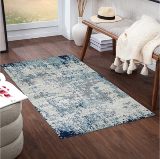 Livabliss Teppich DUNKIRK, rechteckig, Höhe: 11 mm, Moderner Designerteppich in Marmor Optik, Kurzflor Wohnzimmerteppich
