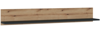 Wandboard Colditz / Corte , Holzwerkstoff , Holzfarben , 160 x 24 x 22 cm