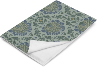 DECALVIBES Tagesdecke Kuscheldecke Pastell Green Peacock - 152 x 203 cm