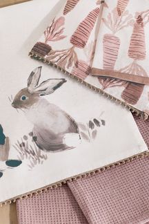 Next Geschirrtuch 3er-Set Osterhasen-Geschirrtücher, (3-tlg)