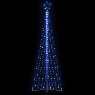 vidaXL Weihnachtsbaum-Beleuchtung 495 LEDs Blau 300,5 cm 4016438