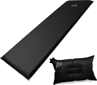 normani Luftmatratze Selbstaufblasbare Luftmatratze und Luftkissen, (1-St), Isomatte Outdoormatte Campingmatte Schlafmatte Reisematte Strandmatte