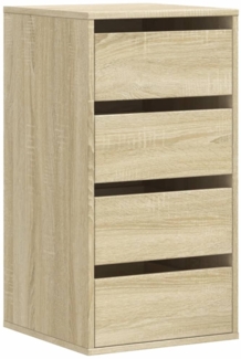 vidaXL Kommode Sonoma-Eiche 40x41x76 cm Holzwerkstoff 852863