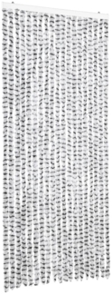 vidaXL Insektenschutz-Vorhang Hell- und Dunkelgrau 56x185 cm Chenille 325454