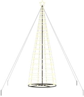 vidaXL LED-Weihnachtsbaum mit 800 LEDs Warmes Weiß 400 cm Eisen 42018761