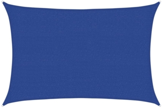vidaXL Sonnensegel 160 g/m² Blau 2,5x4 m HDPE 311509