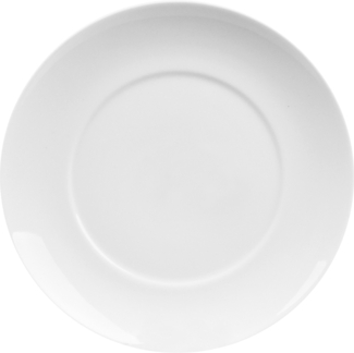 Könitz Frühstücksteller Ø 21 cm, weiß, Porzellan / Teller ZERO neutral mit BM