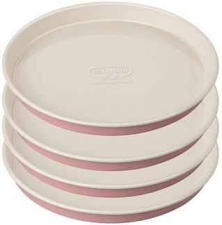 Dr. Oetker - 4er Set Schichtkuchen-Form Rosa Ø17cm Rund- Kuchen- Back- Form 4654