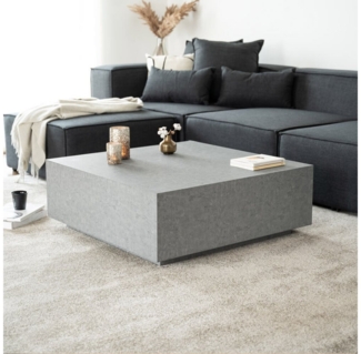 HOME DELUXE Couchtisch Marmor AMIRI XL - 95 x 35 x 95 cm