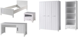 Jugendzimmer Set Karalynn 9 Jugendzimmer komplett MDF Weiß