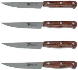 Steakmesser 4 Stück Palisander-Holzgriff